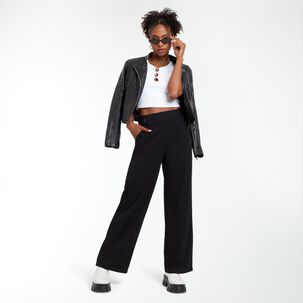 Pantal&oacute;n Cintura El&aacute;sticada Tiro Medio Mom Mujer Rolly Go