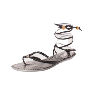 Sandalia Romana Negro V&iacute;a Franca Art. 5jh35120black