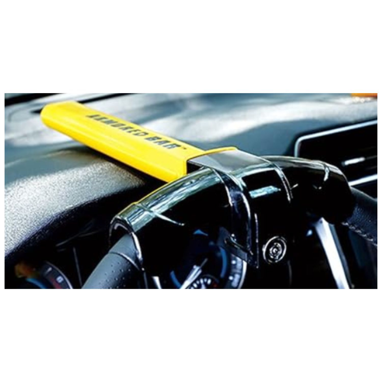 Traba Volante Amarillo 36cm Seguridad Vehicular Accesorio image number 3.0