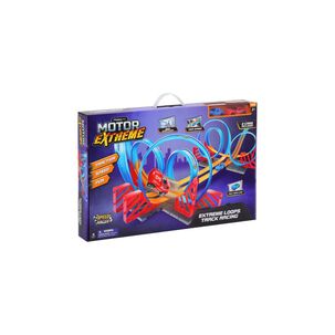 Pista 8 Loops, 2 Autos Pull Back Happy Line