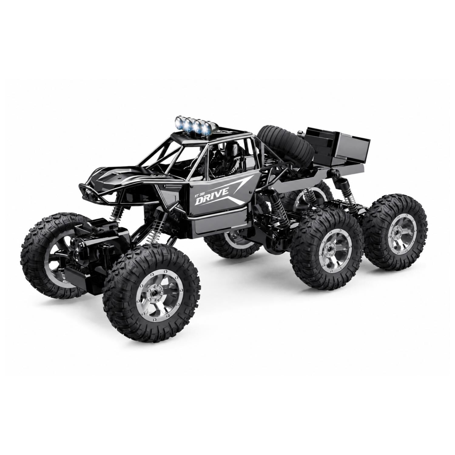 Juguete Auto A Control Remoto 6x6 1:12 Luces Led Infantil image number 0.0
