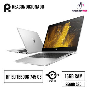 Hp Elitebook 745 G6 - Ryzen 5 Pro - 16gb Ram - 256gb Ssd Reacondicionado A