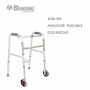 Andador Plegable Dos Ruedas - Blunding