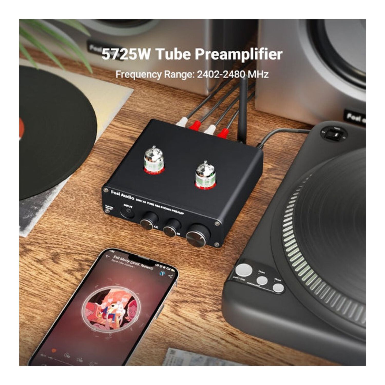 Preamplificador Bluetooth Para Tornamesas Fosi Audio Box X3 image number 2.0