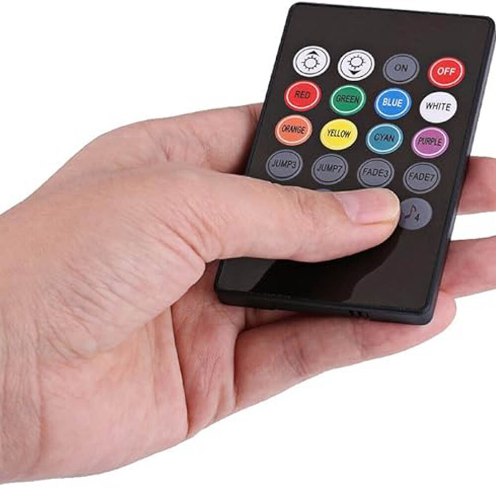 Luces Tiras Led Internas Auto Con Control Multicolor Rb K14 image number 4.0