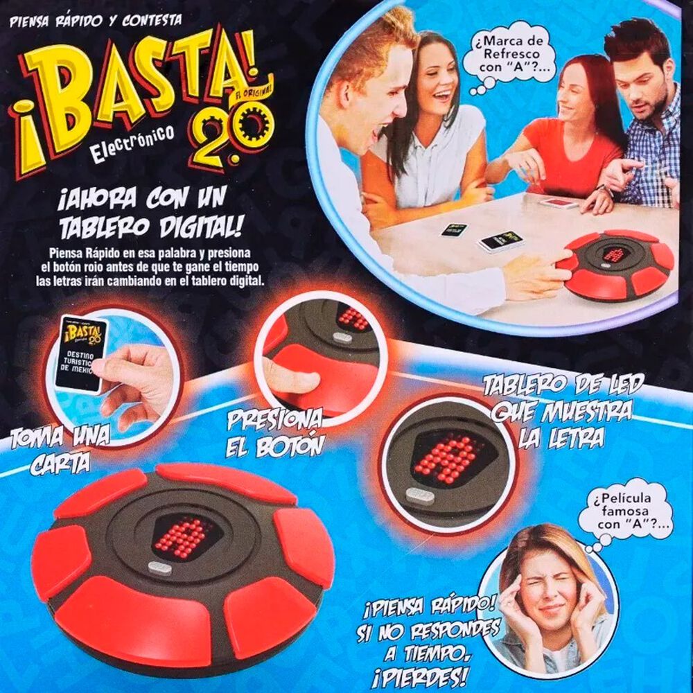 Juego De Mesa Basta 2.0 Electrónico image number 3.0