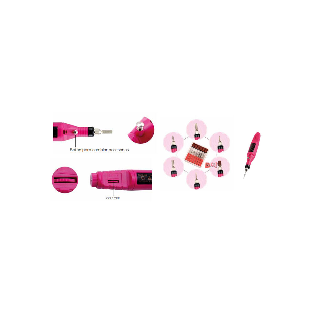 Kit Taladro Para Uñas Pedicura Profesional - Ps image number 1.0