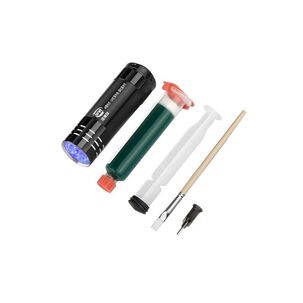 Kit Mascara Anti Soldante Y Lampara Uv