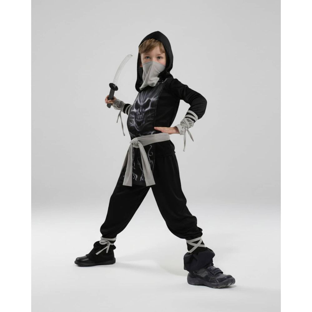 Disfraz Premium Ninja Dragon Esqueleto Camuflaje Infantil image number 11.0
