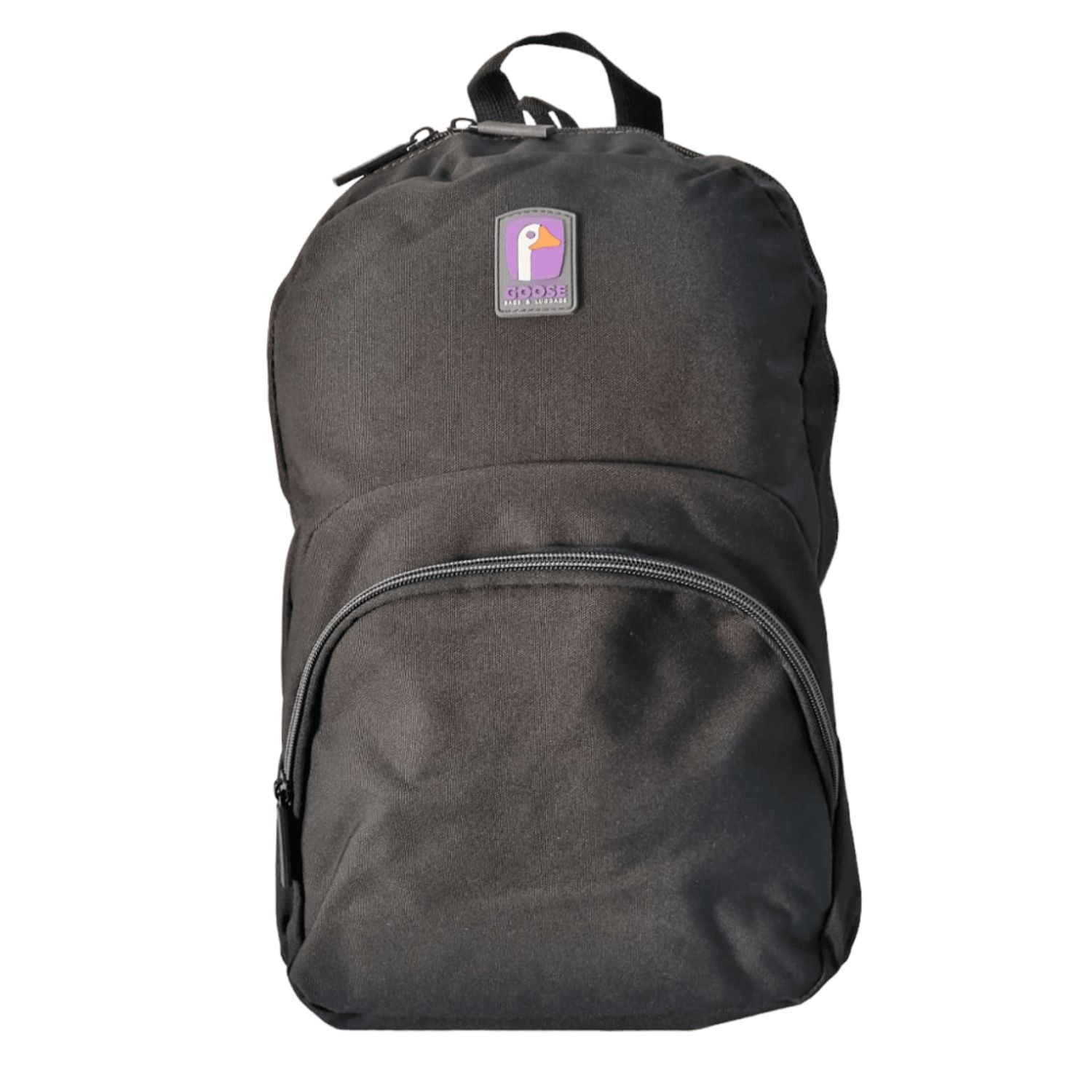 Mochila Negra Casual Resistente Viaje Escolares Unisex image number 0.0