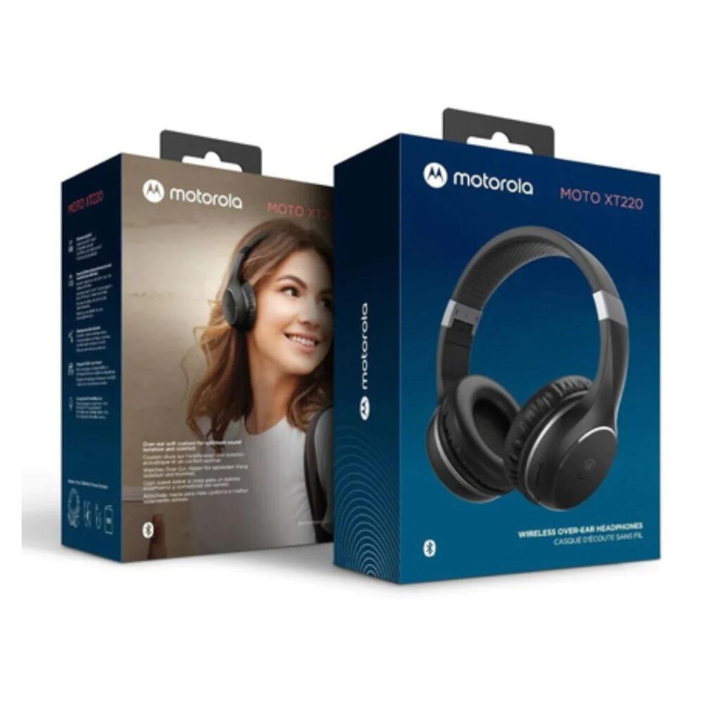 Audifonos Bluetooth Over Ear Negro Xt220 image number 2.0