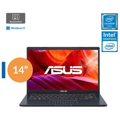 Notebook Asus E410ka-bv168w / Star Black / Intel Celeron / 4 Gb Ram / Intel® Hd / 128 Gb Emmc / 14"