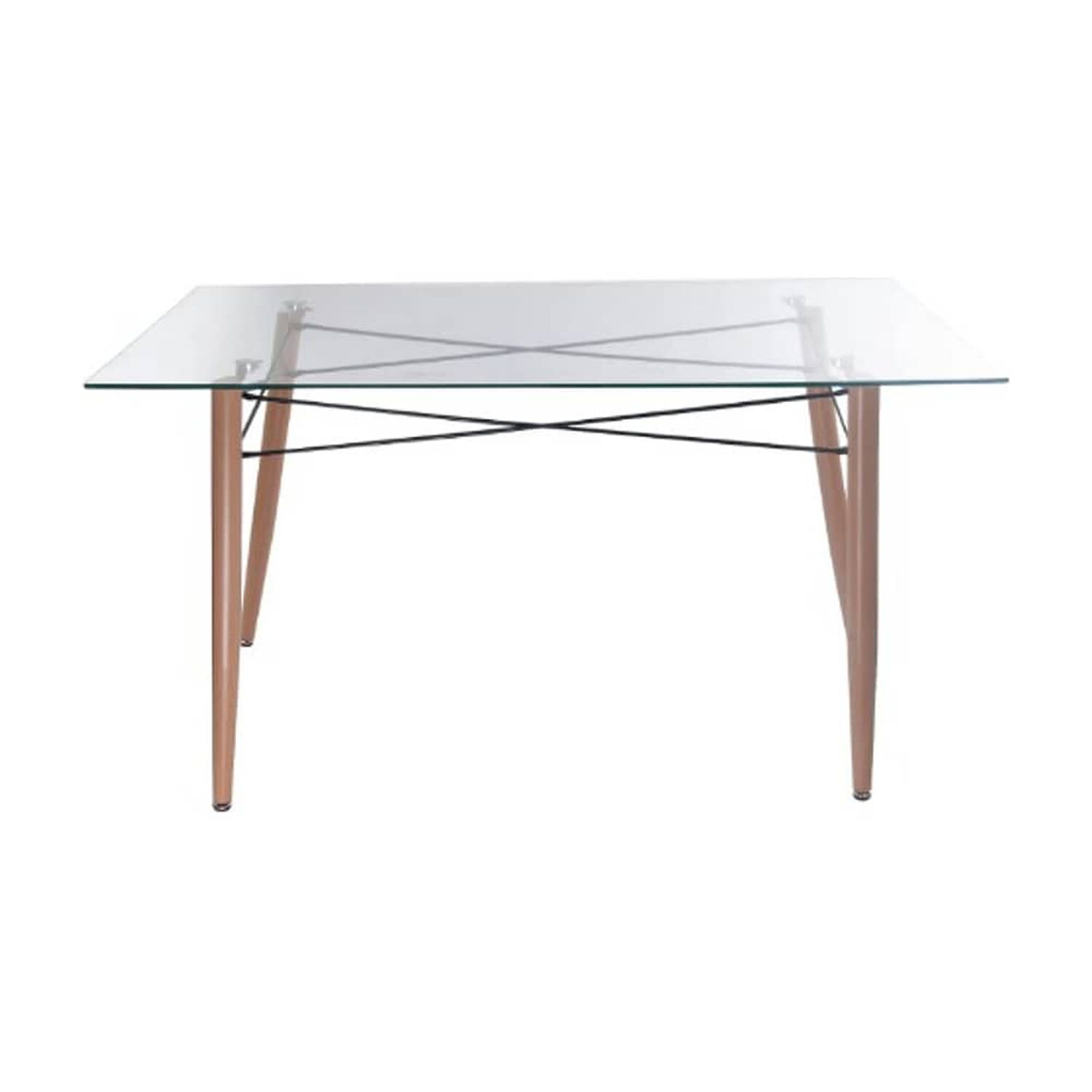 Mesa Charles Eames Rectangular De Vidrio 140x90x75 image number 0.0