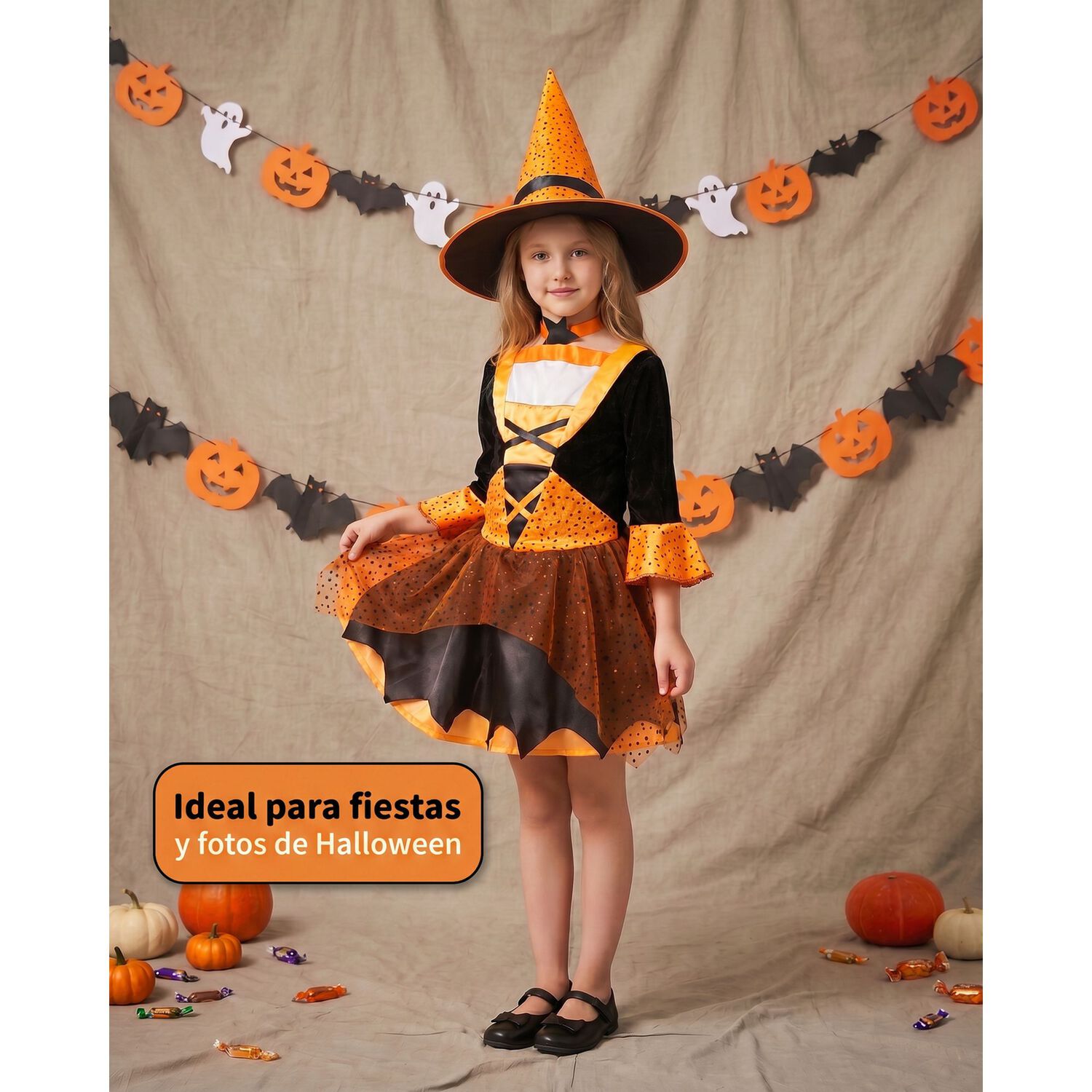 Disfraz Cosplay Princesa Calabaza image number 9.0