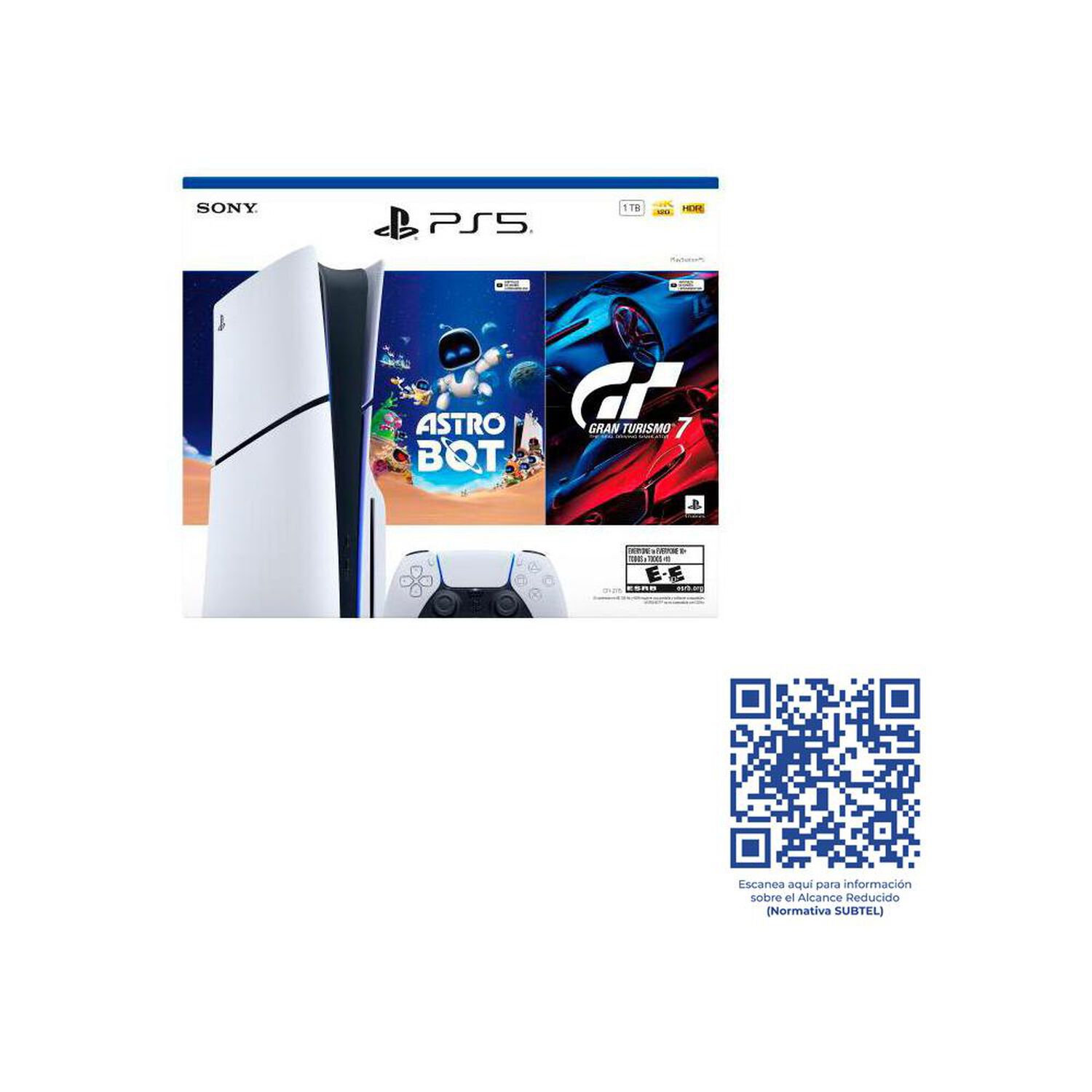 Consola PS5 Edici&oacute;n Disco 1 TB + Juego Astro Bot + Juego Gran Turismo 7 image number 3.0