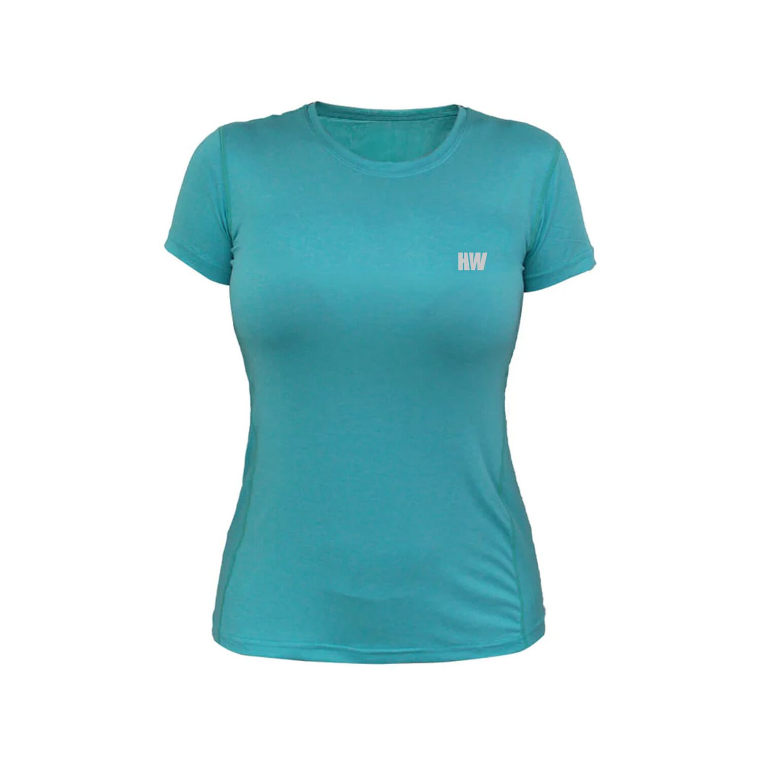 Polera Dry Fit Hw Manga Corta Mujer Turquesa image number 0.0