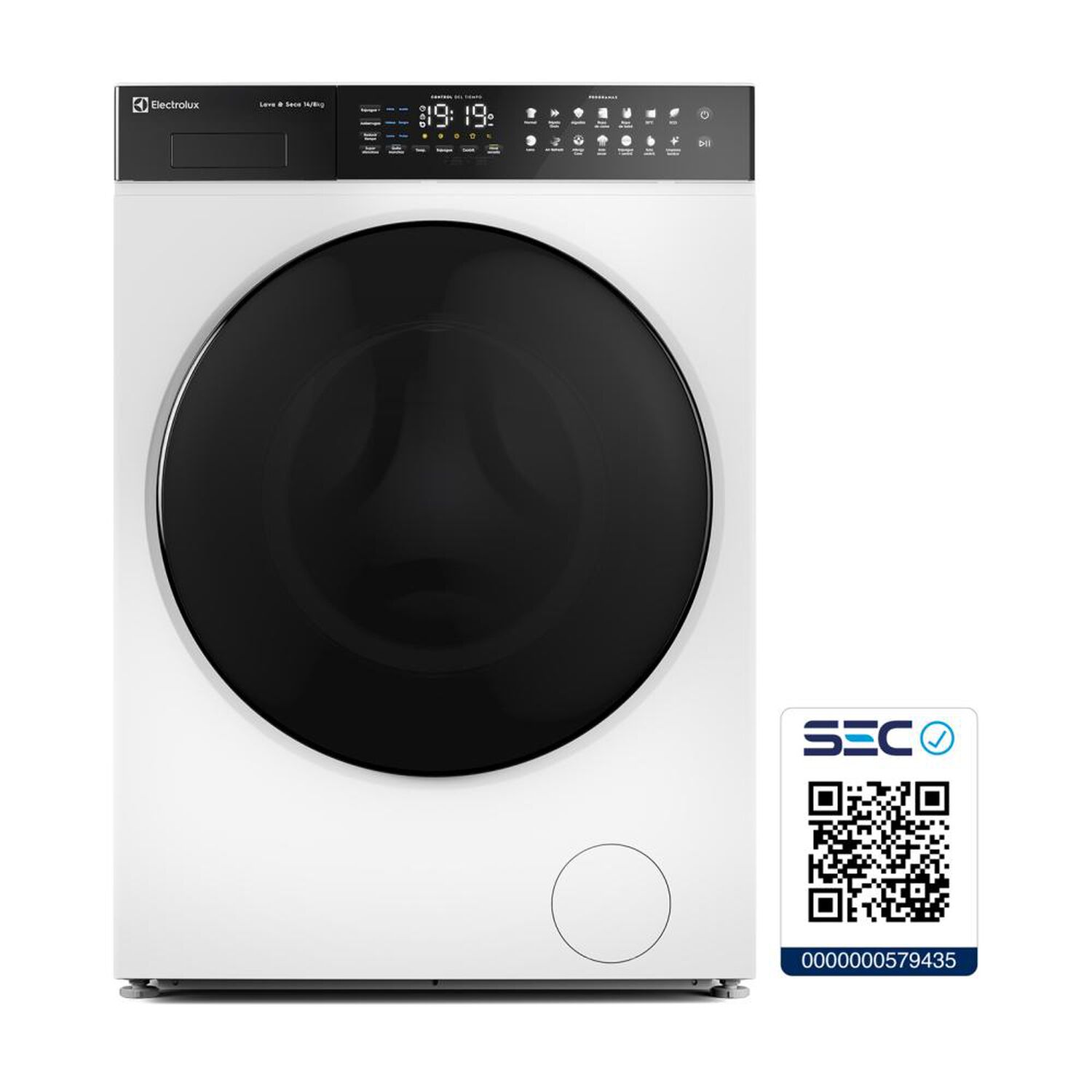 Lavadora Secadora Electrolux Eflwd12w / 14 Kilos / 8 Kilos image number 17.0