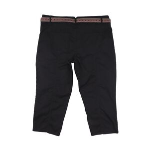 Bermuda Pescador Liso Con Cintur&oacute;n Tiro Medio Mujer Geeps