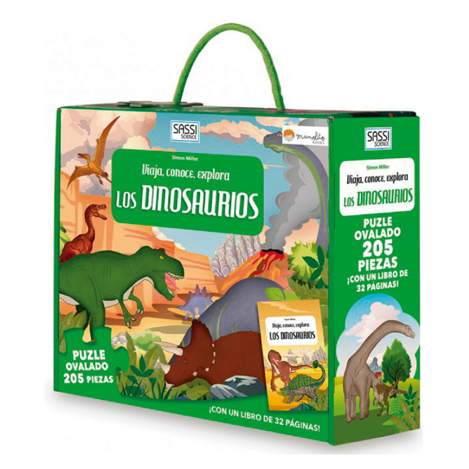 Libro Y Puzzle Dinosaurios image number 0.0