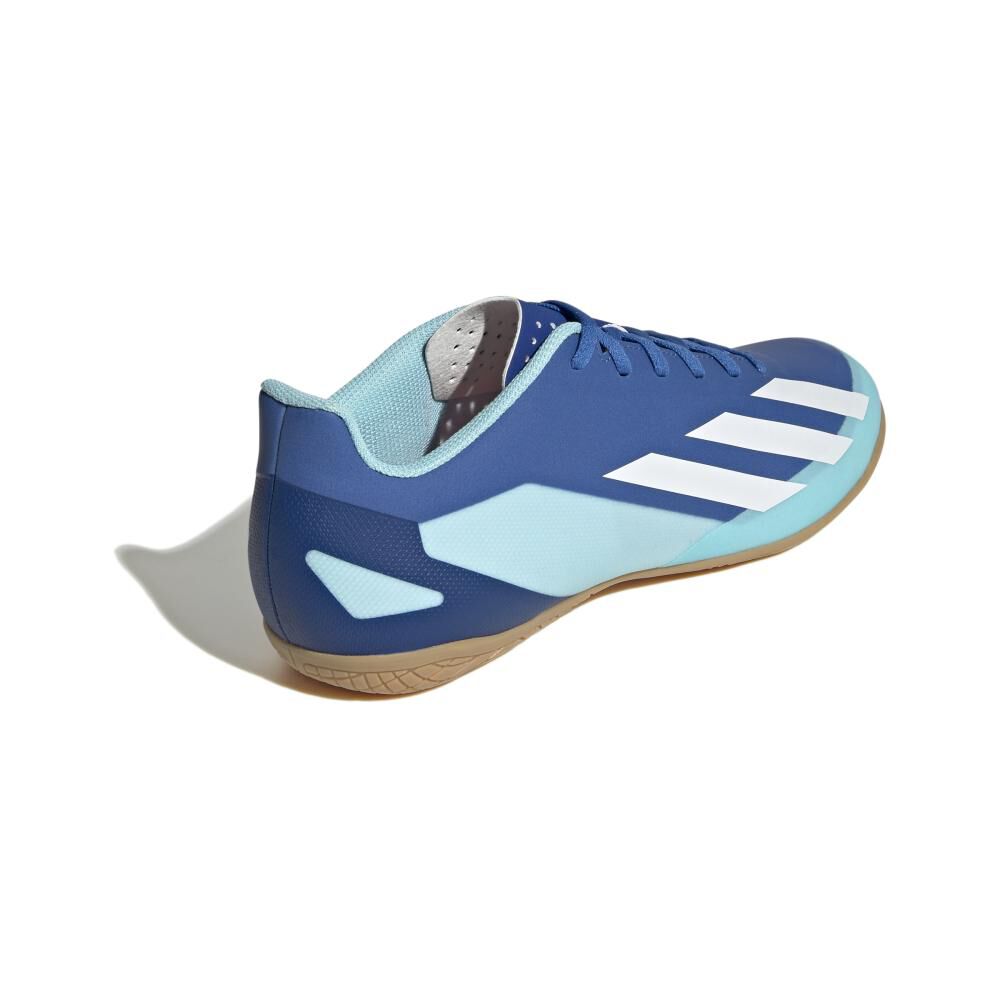 Zapatilla Fútbol Hombre Adidas X Crazyfast.4 Indoor Azul image number 2.0