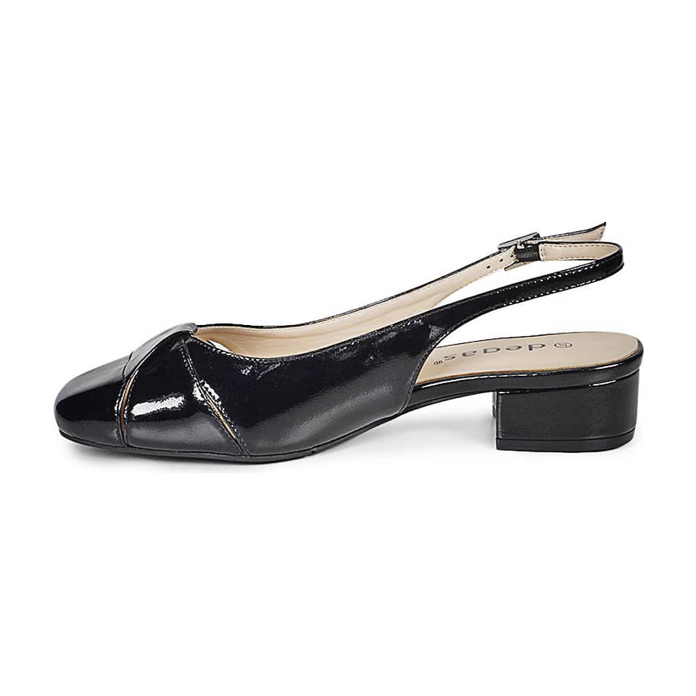 Zapato Cuero Hamnara Negro image number 3.0