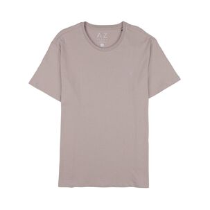 Polera Básica Slim Manga Corta Cuello Redondo Hombre Az Black