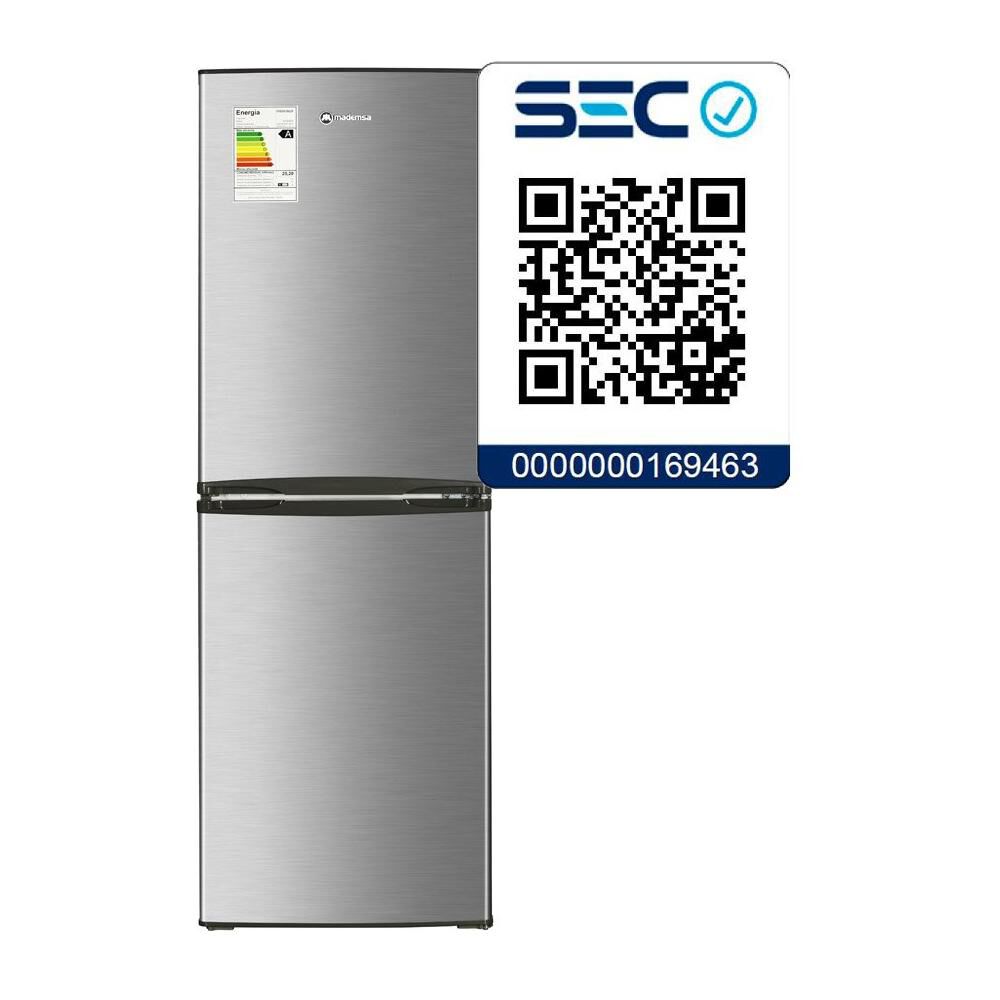 Refrigerador Bottom Freezer Mademsa Nordik 415 Plus / Frío Directo / 231 Litros / A image number 3.0