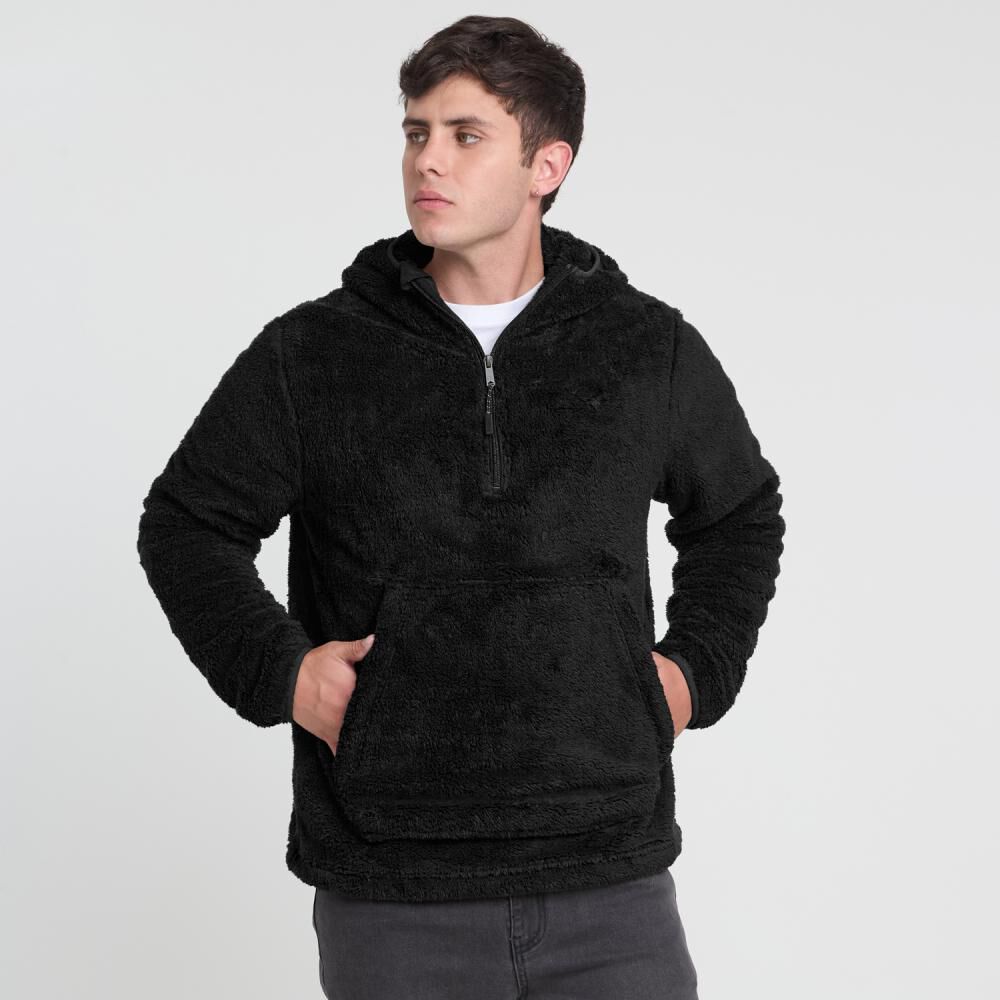 Polerón Liso Slim Cuello Alto Con Capucha Hombre Skuad image number 0.0