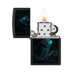 Encendedor Zippo Spiritual Cat Design Negro Zp48582