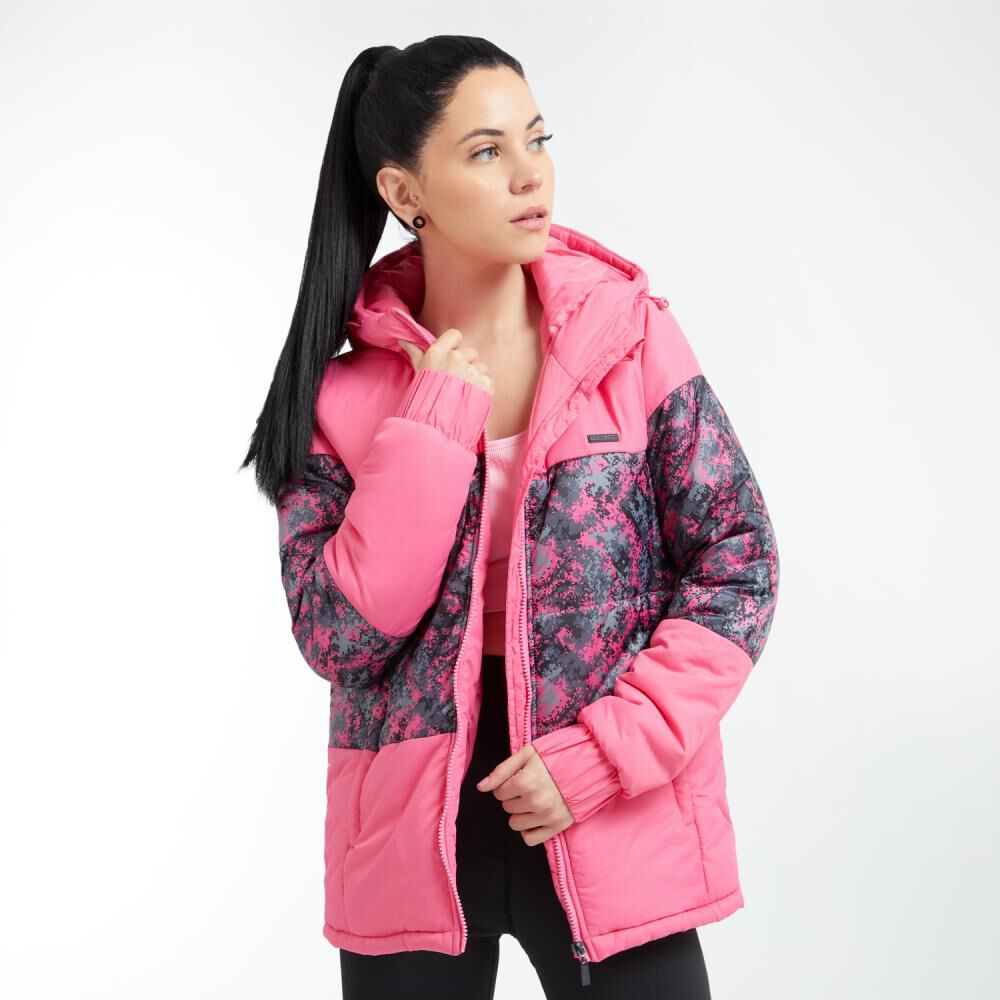 Parka Deportiva Full Print Con Capucha Mujer Wetland image number 0.0