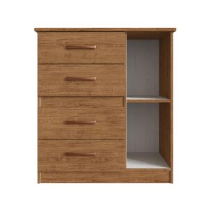 Cómoda Home Mobili Comoda 4 Cajones Caribe / 1 Puerta / 4 Cajones