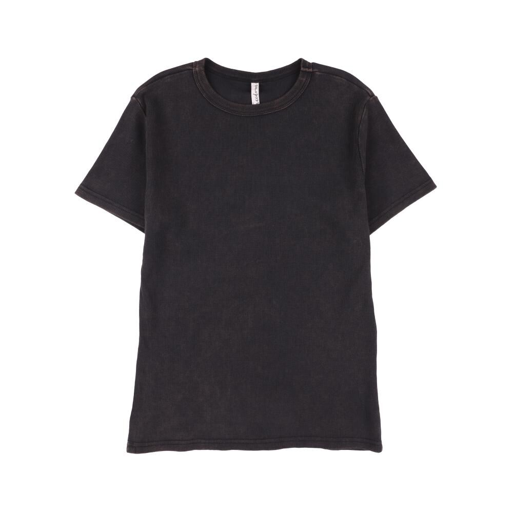 Polera Básica Con Lavado Manga Corta Cuello Redondo Mujer Freedom image number 0.0