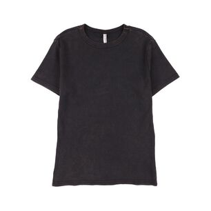 Polera B&aacute;sica Con Lavado Manga Corta Cuello Redondo Mujer Freedom