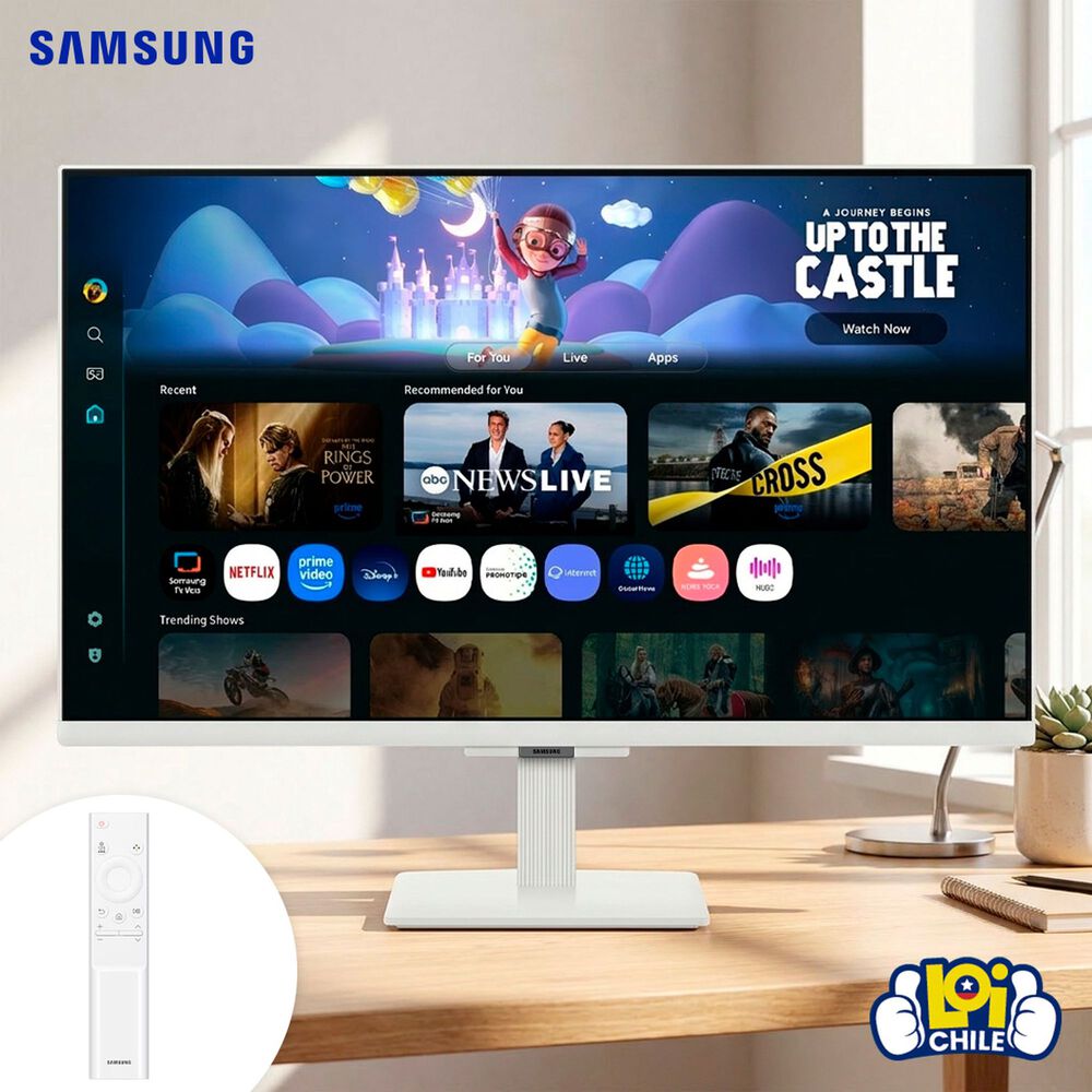 Monitor Smart Samsung 27" M5 Fhd Con Control Remoto image number 8.0