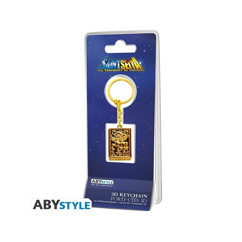 Llavero Pandora Sagitario Dorado Caballeros Del Zodiaco image number 5.0