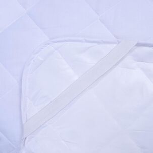 Cubrecolchon Impermeable Mashini 1.5 Plazas Blanco