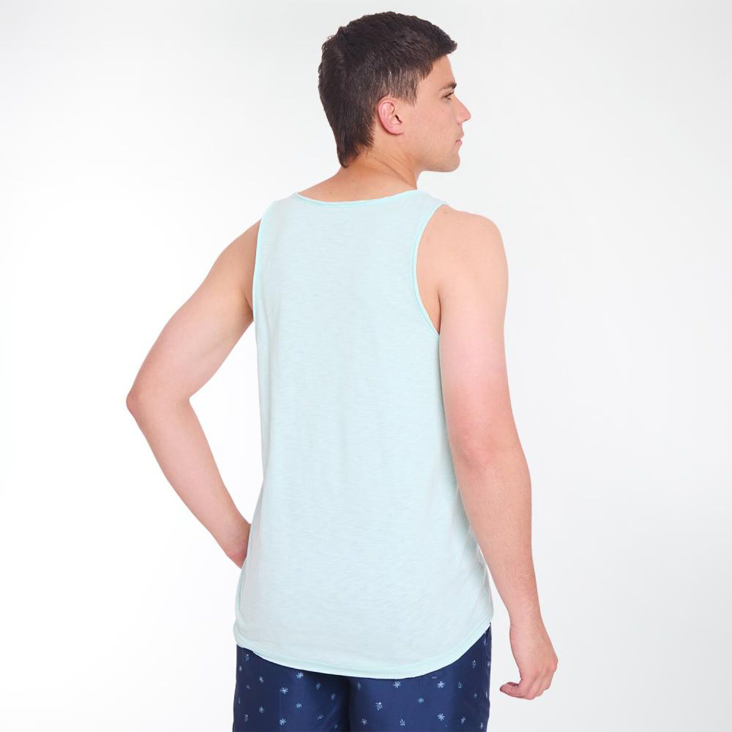 Polera Lisa Sin Mangas Cuello Redondo Hombre Ocean Pacific image number 3.0