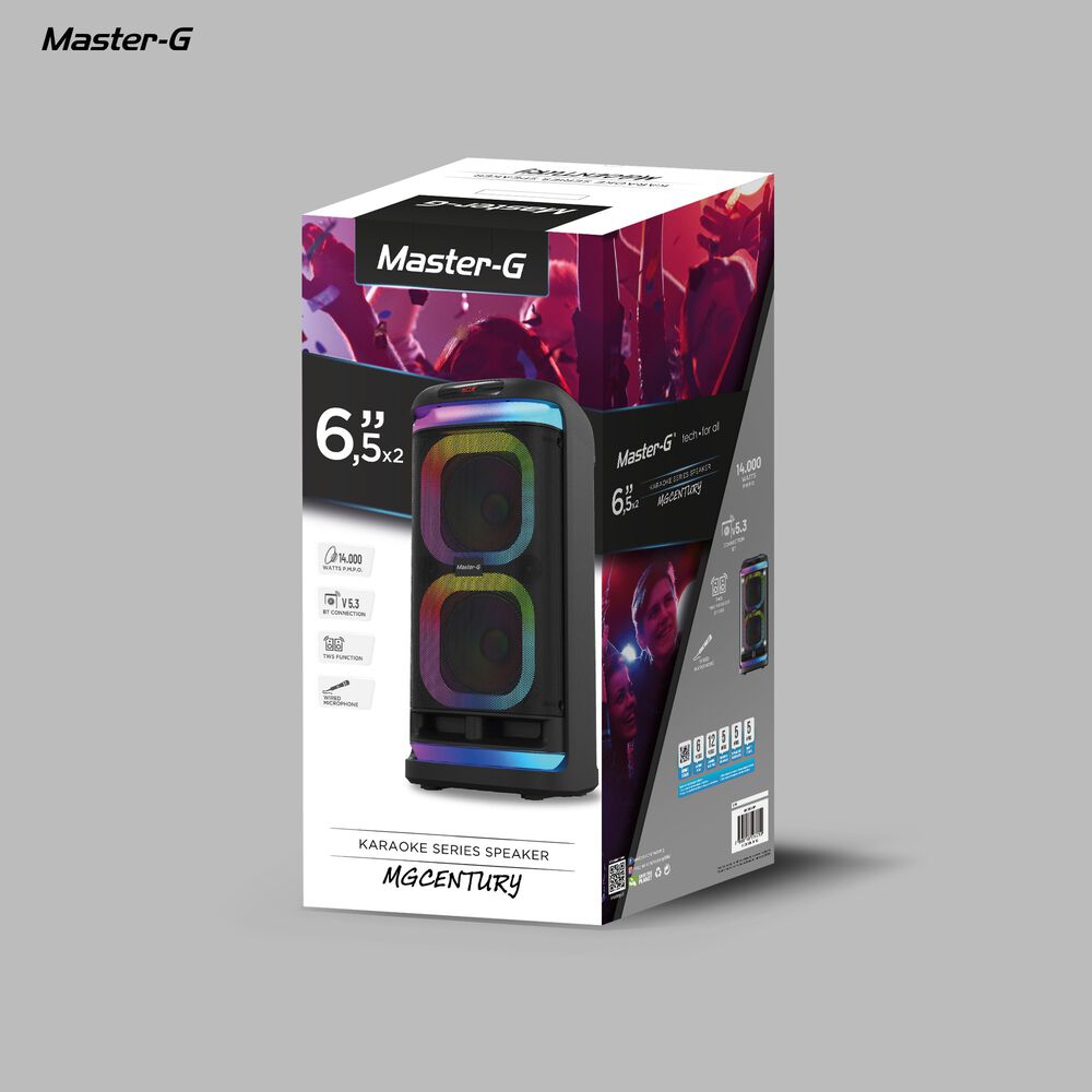 Parlante Karaoke Bluetooth Century 6,5" Con Micr&oacute;fono image number 5.0
