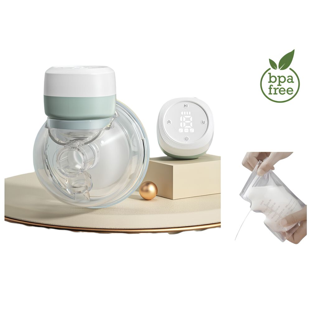 Extractor De Leche El&eacute;ctrico Manos Libre W103 Lubabycas image number 0.0