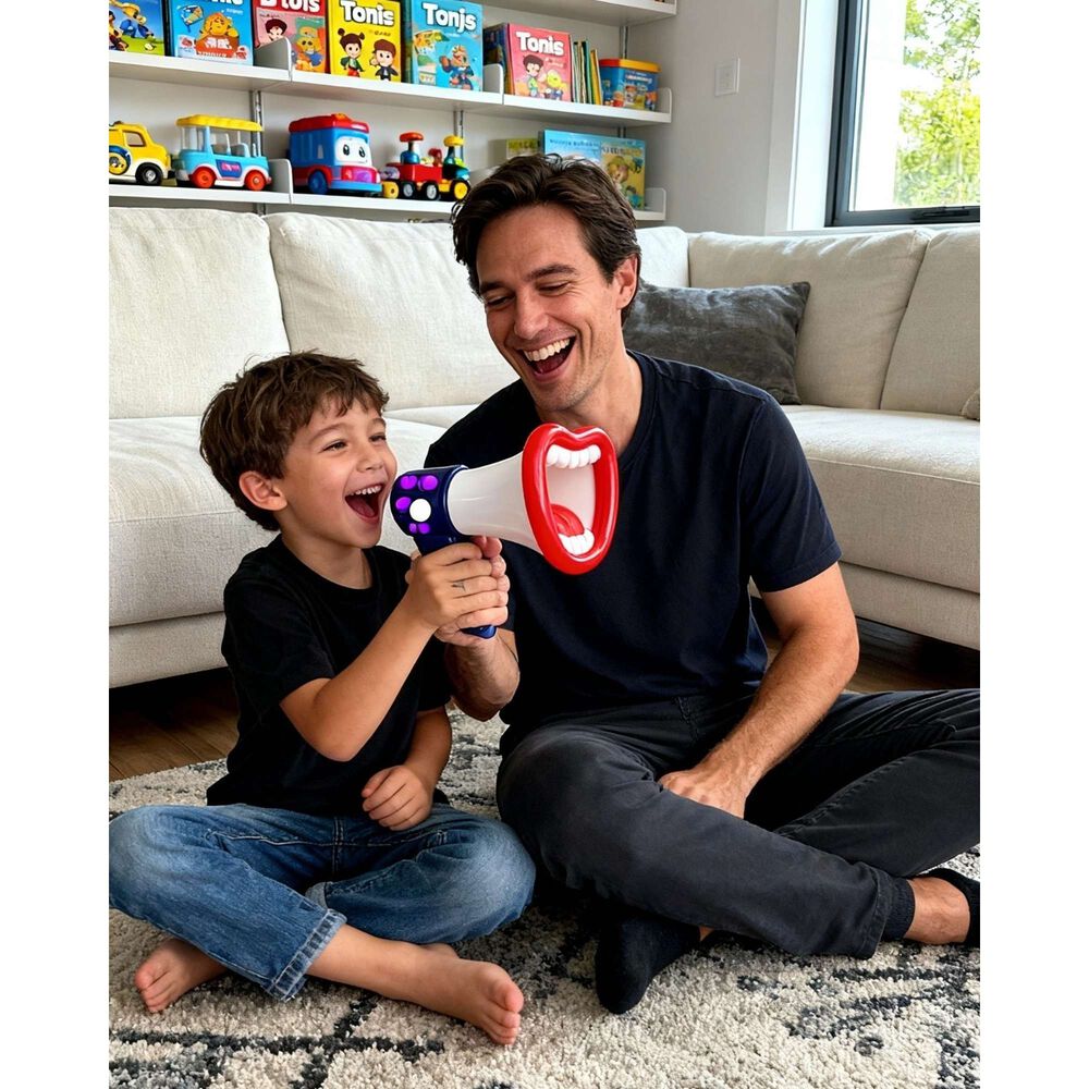 Juguete Megafono Altavoz Cambia De Voz Para Ni&ntilde;os image number 1.0