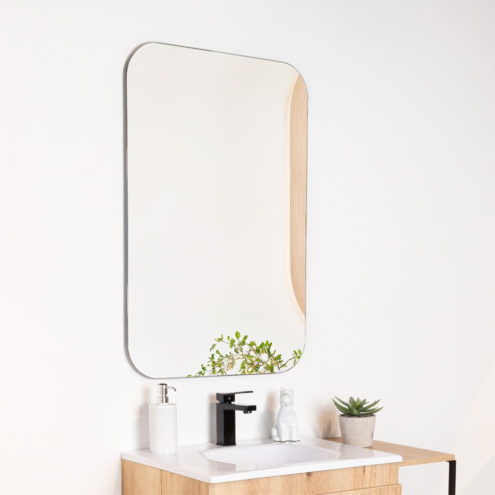 Espejo Rectangular 60x90x1,9 Cm Bordes Redondeados image number 1.0