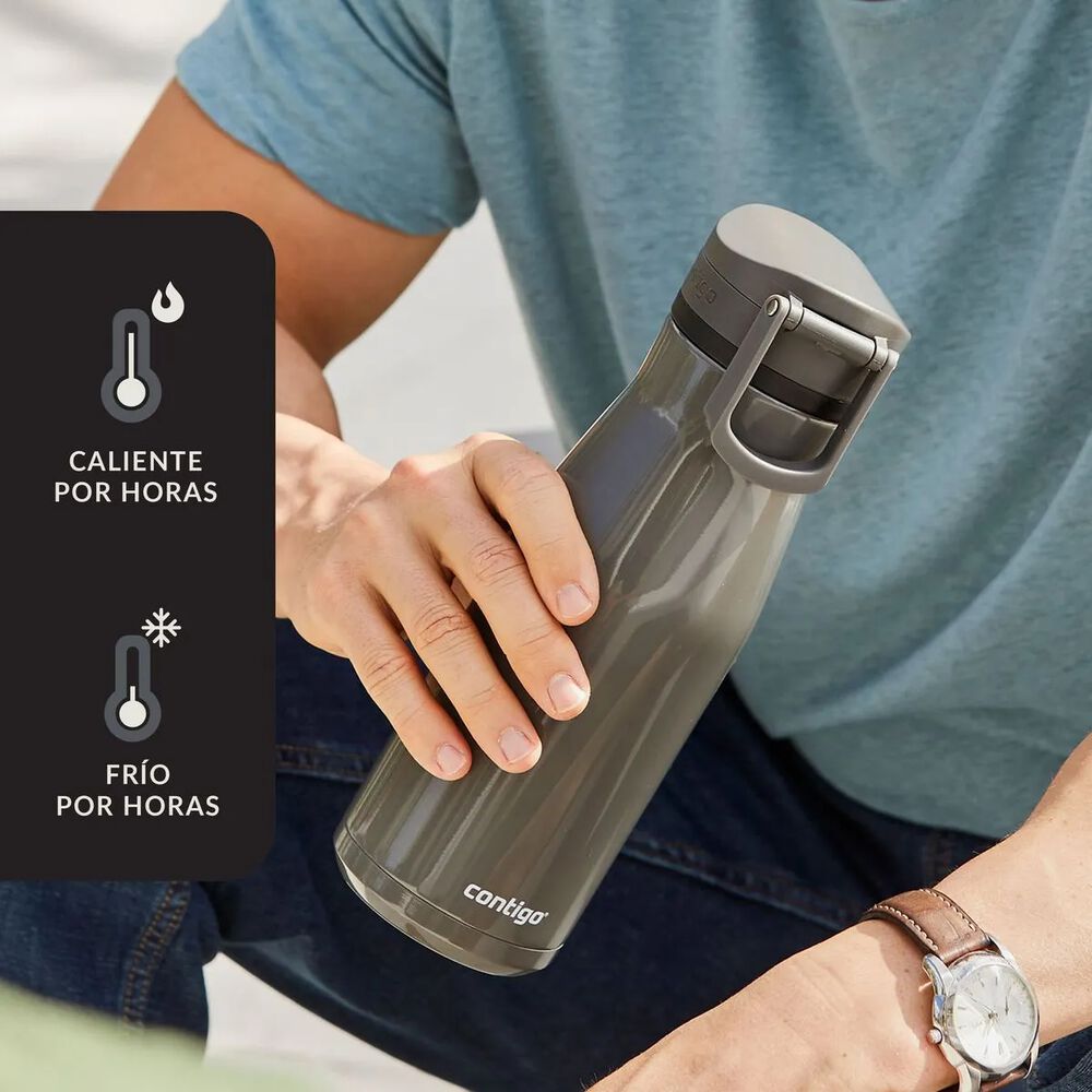 Contigo Jackson Chill 2.0 Autopop Botella De Agua Acero Inoxidable 946ml - Gris image number 6.0