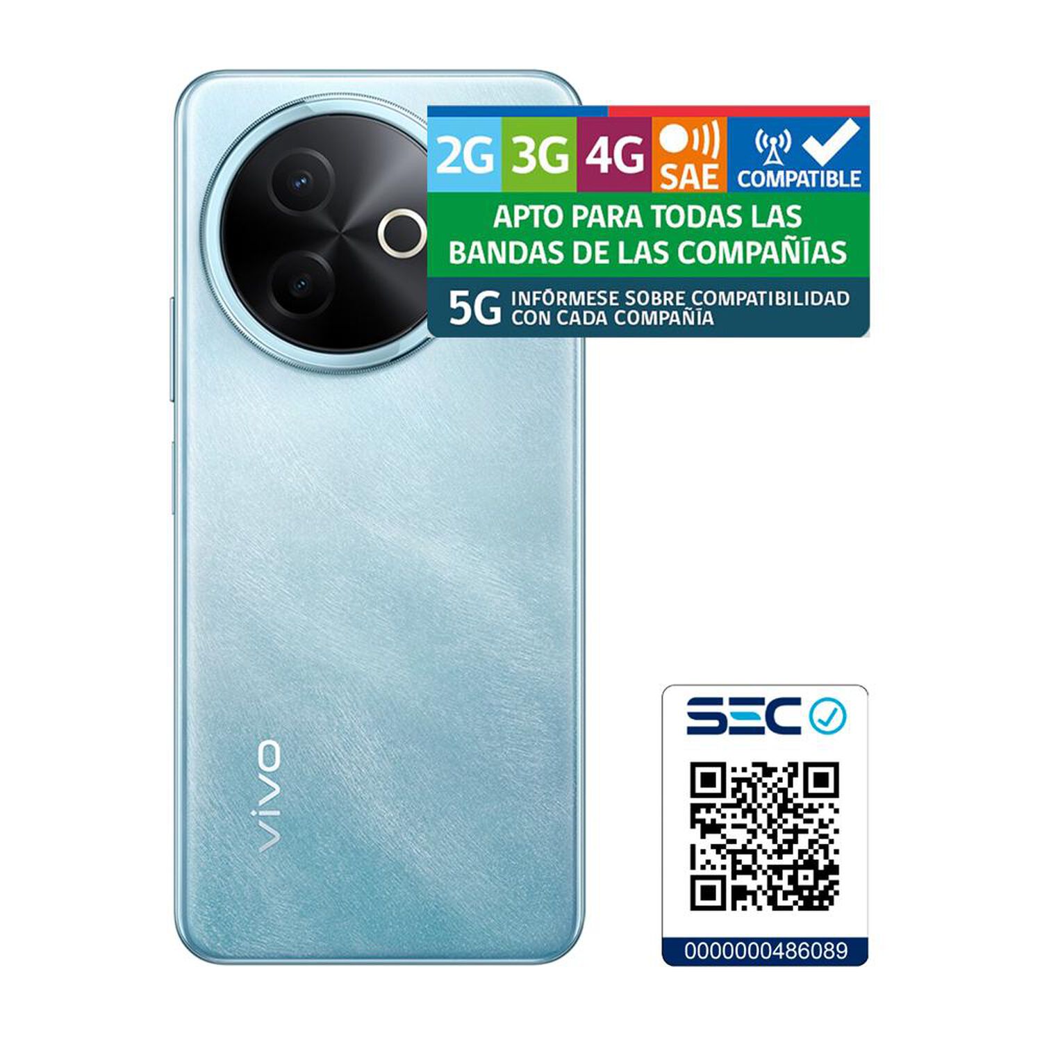 Smartphone Vivo Y39 / 5G / 256 GB / Azul / Liberado image number 10.0