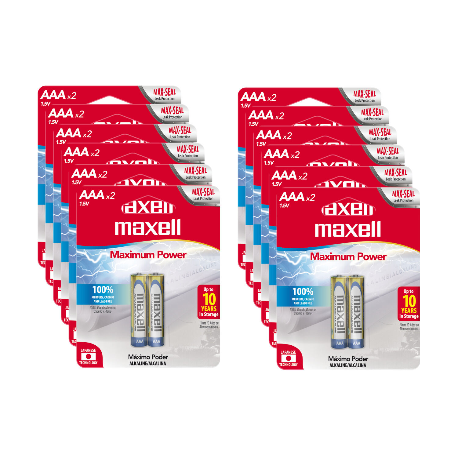 Pack 24 Pilas Alcalinas Aaa Blister 2 Uds. image number 0.0