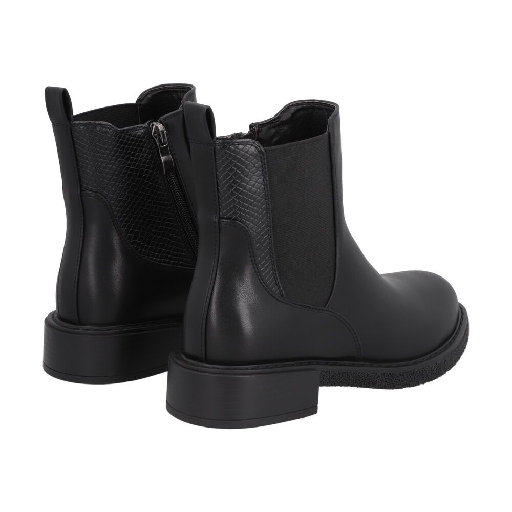 Botin Mujer Negro City Police image number 3.0