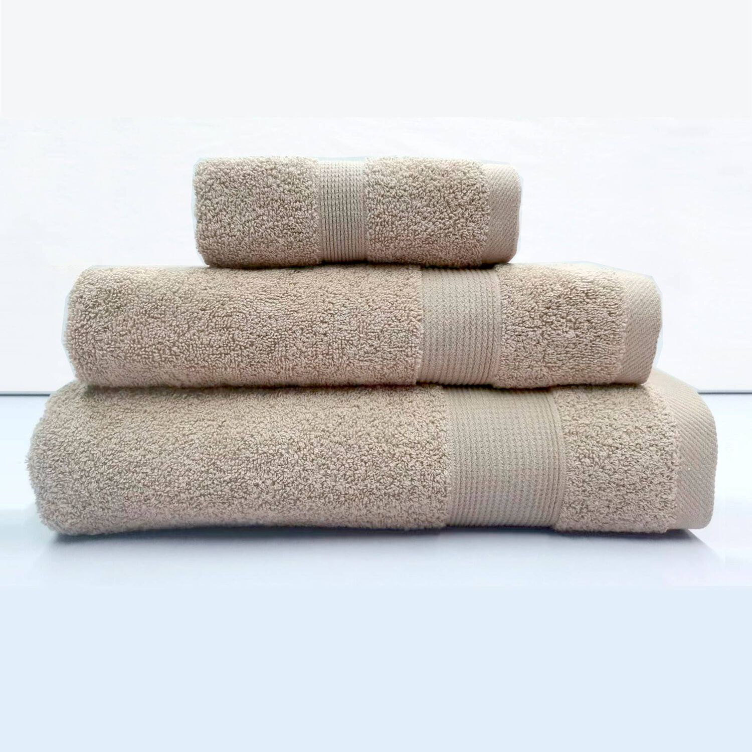 Juego Toalla Andes 3 Piezas Lisa Beige image number 0.0