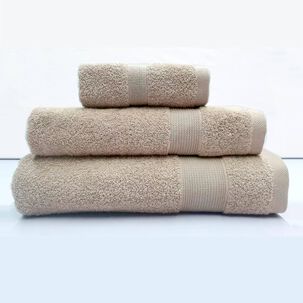 Juego Toalla Andes 3 Piezas Lisa Beige