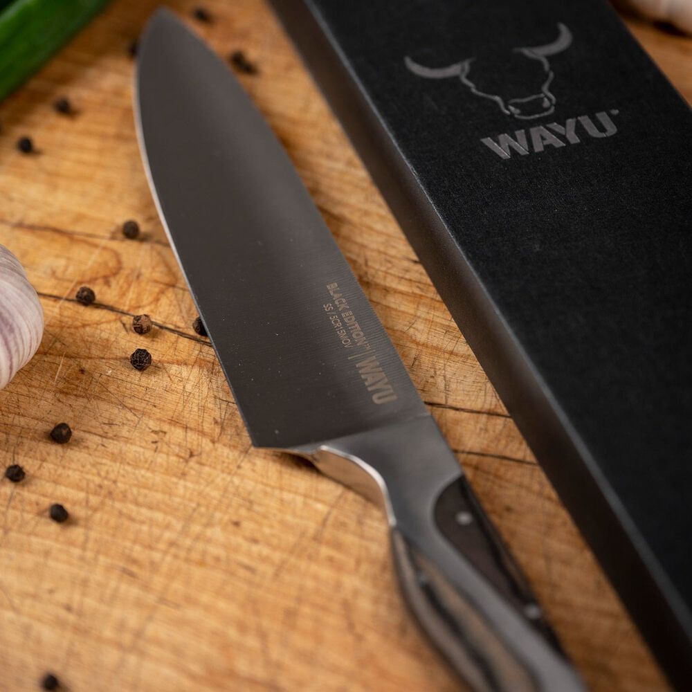 Cuchillo Chef 8 Pulgadas Black Edition Wayu image number 0.0