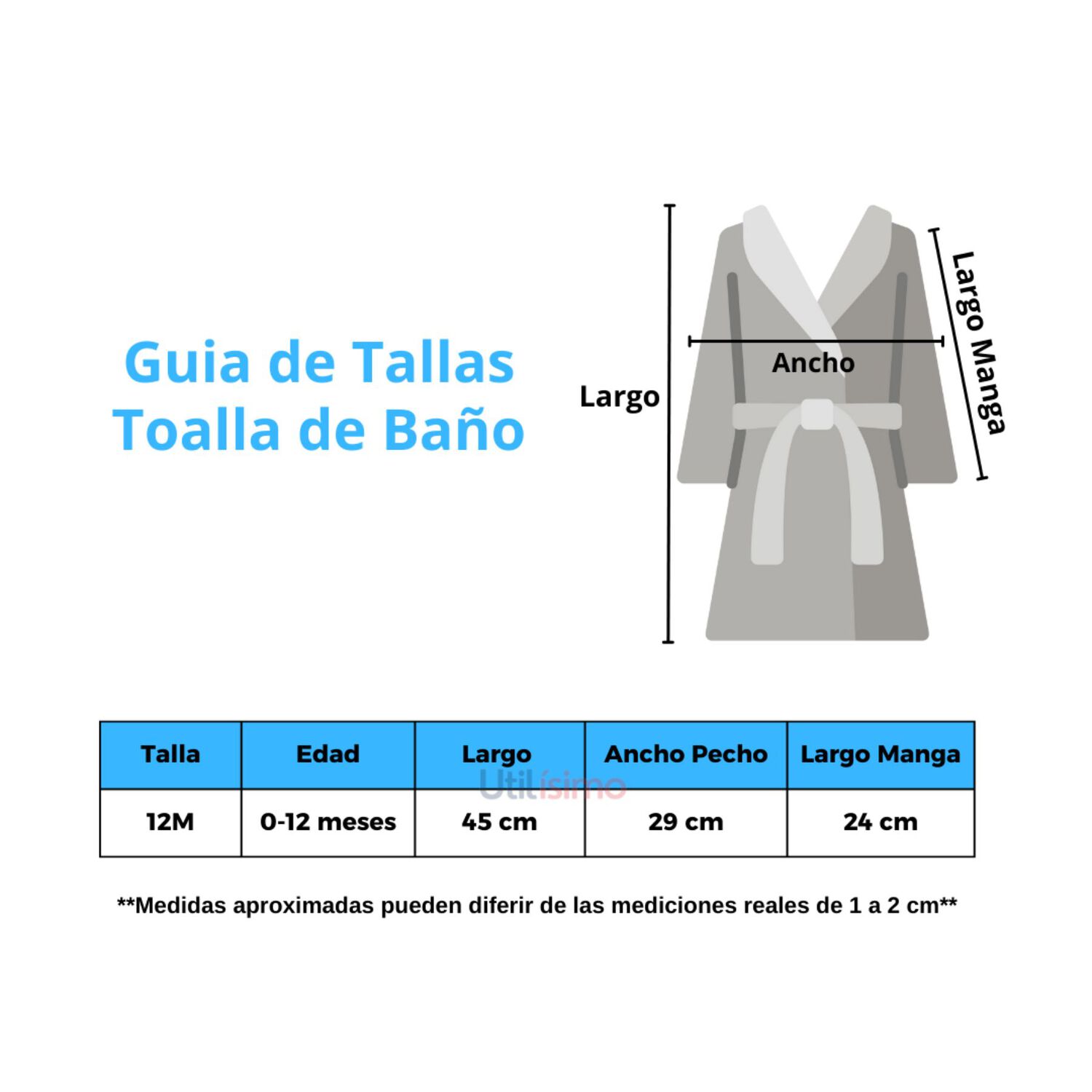 Toalla De Beb&eacute; Para Salida De Ba&ntilde;o Ni&ntilde;o Surtido image number 6.0