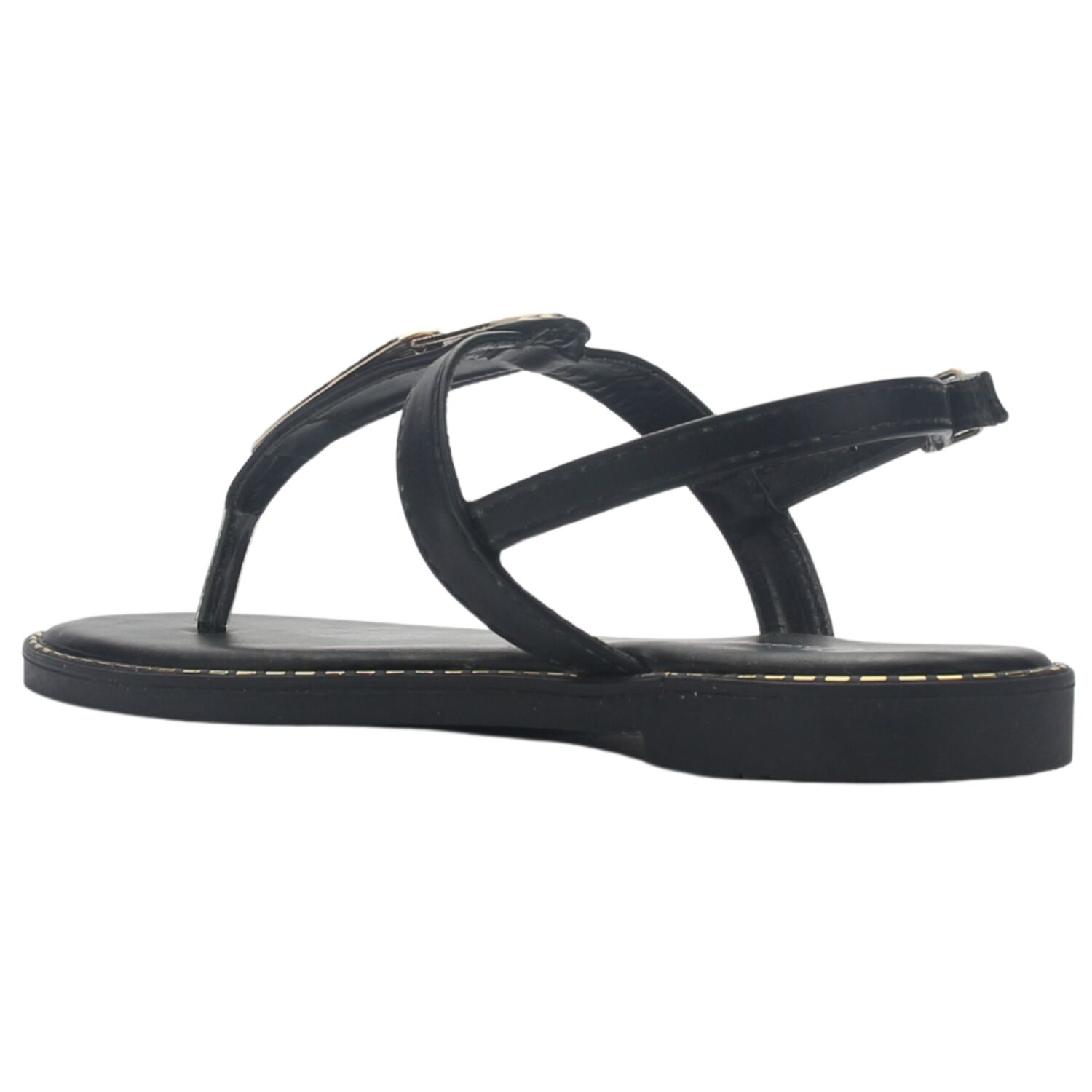 Sandalia Mujer Casual Negro Chalada Buckel-4 image number 3.0